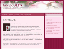 Tablet Screenshot of janecolt.com